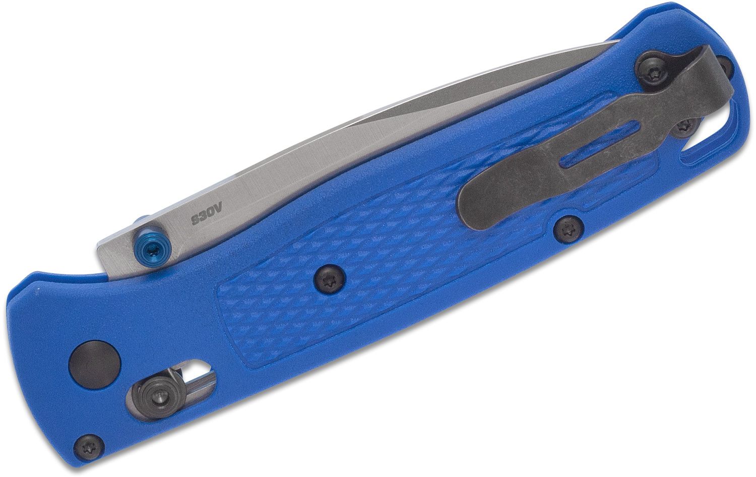 BENCHMADE USA Bugout 535 Blue Grivory Handle CPM-S30V  Folding Knife NEW