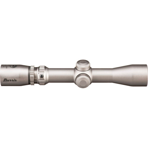 B...BURRIS USA Optics 2-7x32 Handgun Scope w/LENS COVER  (Plex Reticle, Nickel) NEW