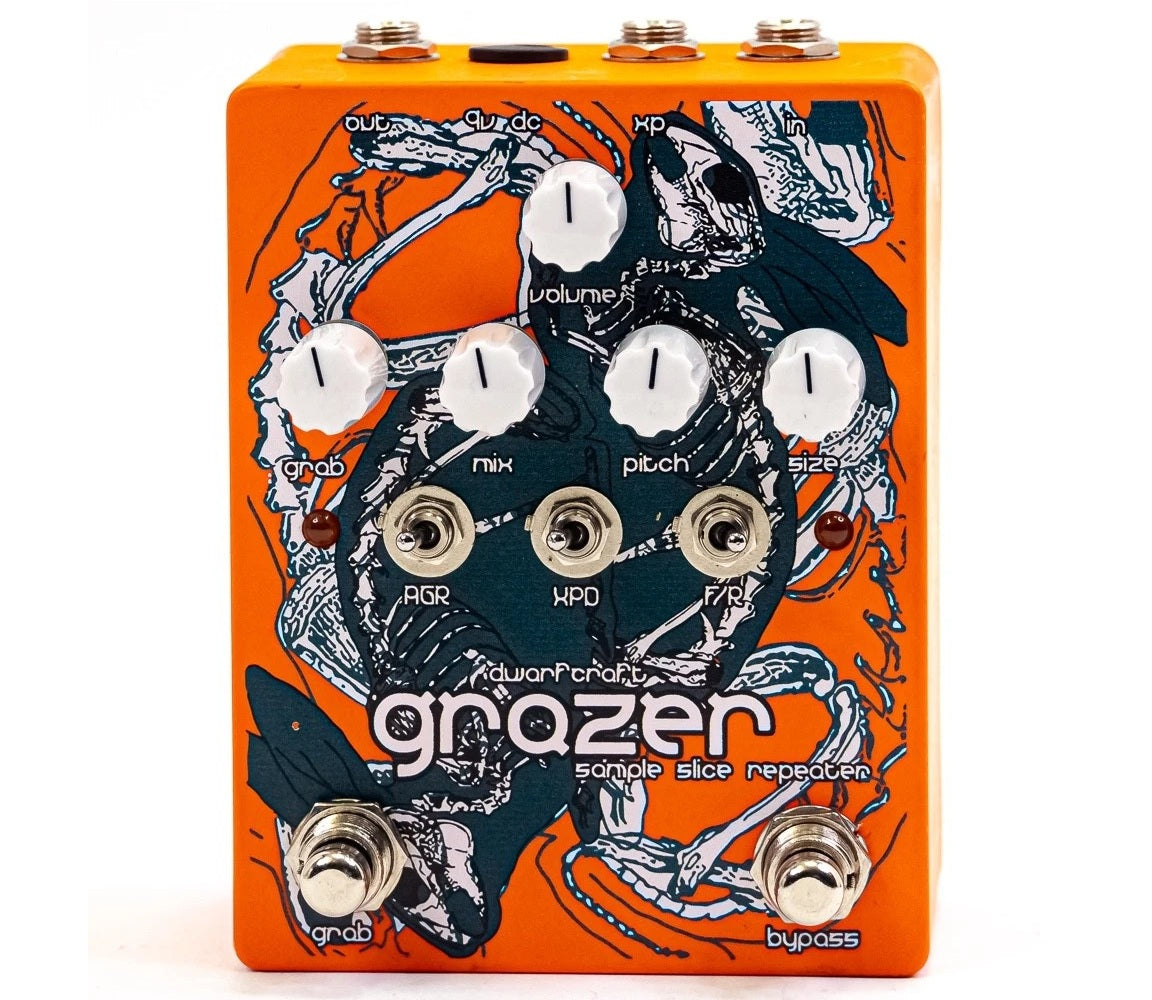 zzzz...DWARFCRAFT Devices Grazer Granular Repeater / Glitch Pedal GUITAR PEDAL PRE-OWNED