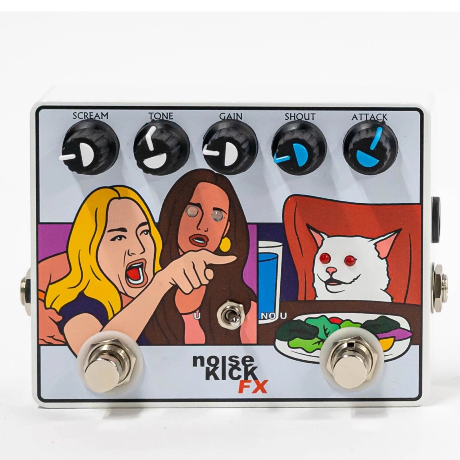 zzzz...NOISE Kick FX USA Meme Driver - 2-In-1 Overdrive & Fuzz Guitar Effect Pedal - New