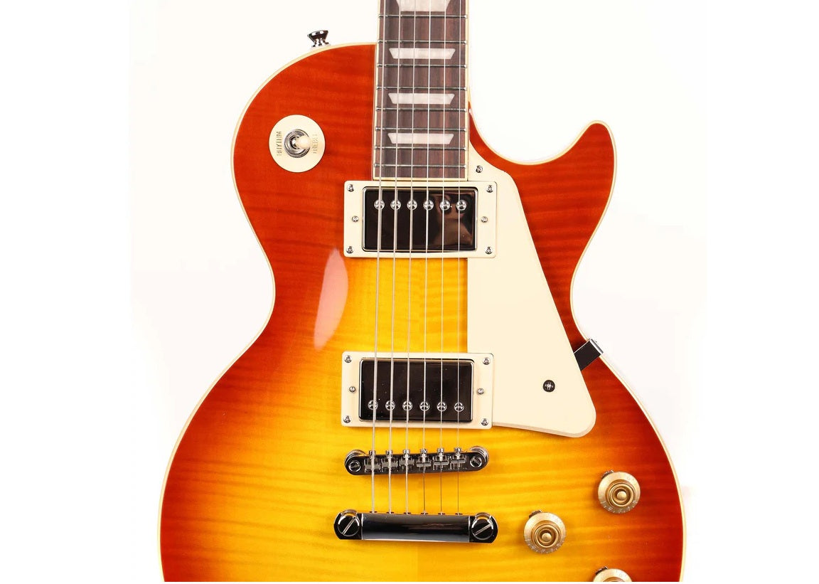 a...EPIPHONE LES PAUL STANDARD 50s WASHED CHERRY SUNBURST 2024 GUITARw/EPIPHONE GIG BAG PRE-OWNED