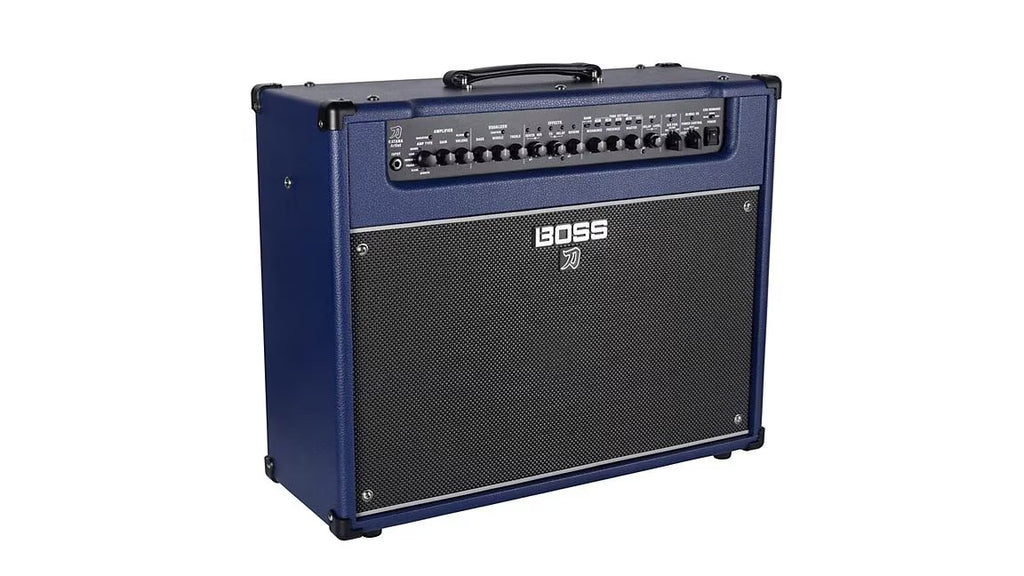 ab...BOSS Katana Artist Gen 3 100W 1x12" Waza Speaker Guitar Combo Amp - Blue New