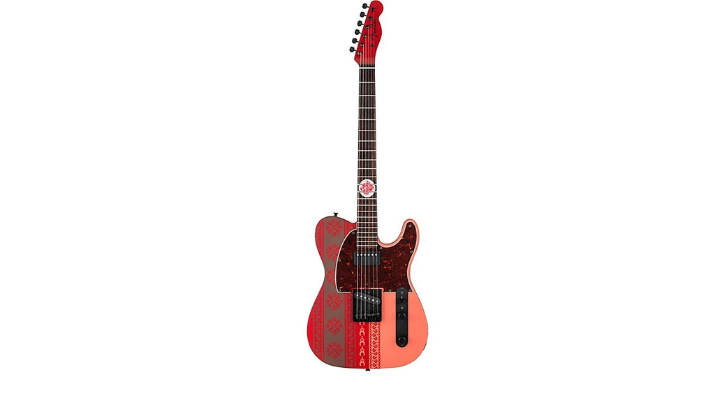 a...FENDER MONSTER HUNTER JAPAN Rathalos Telecaster Electric Guitar Rathalos Red w/MONSTER CASE NEW