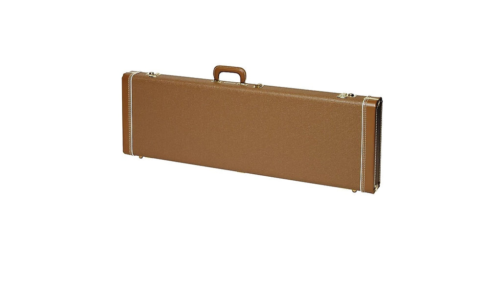 be...FENDER JAZZMASTER Hardshell Case Brown Gold Plush Interior GUITAR CASE NEW