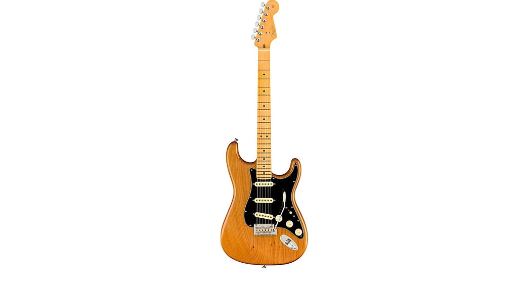 a...FENDER AMERICAN USA Professional II Roasted Pine Stratocaster Maple Fingerboard Electric Guitar Natural w/FENDER TWEED CASE NEW