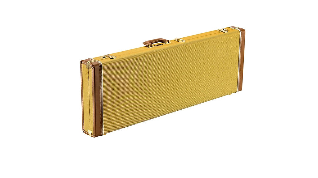 be...FENDER CLASSIC Series Wood Strat/Tele Case Tweed Red NEW