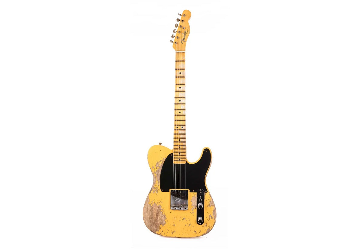 a...FENDER USA 1950 Pine Esquire GUITAR Super Heavy Relic Aged Nocaster Blonde 2020 PRE-OWNED