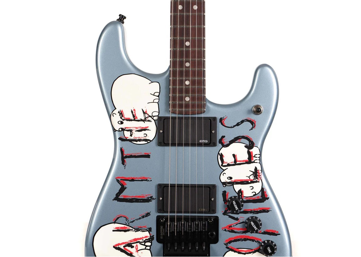 a...FENDER Tom Morello Arm The Homeless Guitar Blue Ice Metallic Fender Artist Signature Model w/BLACK CASE NEW
