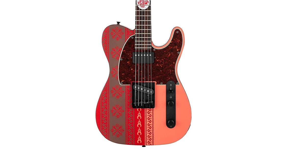 a...FENDER MONSTER HUNTER JAPAN Rathalos Telecaster Electric Guitar Rathalos Red w/MONSTER CASE NEW