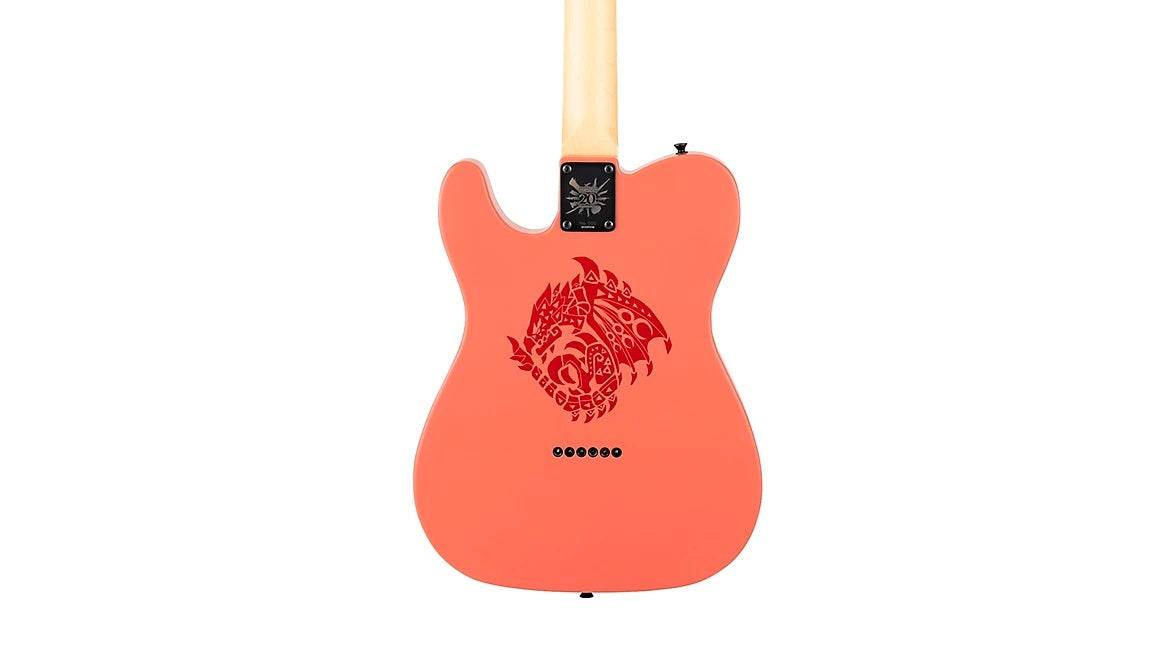 a...FENDER MONSTER HUNTER JAPAN Rathalos Telecaster Electric Guitar Rathalos Red w/MONSTER CASE NEW