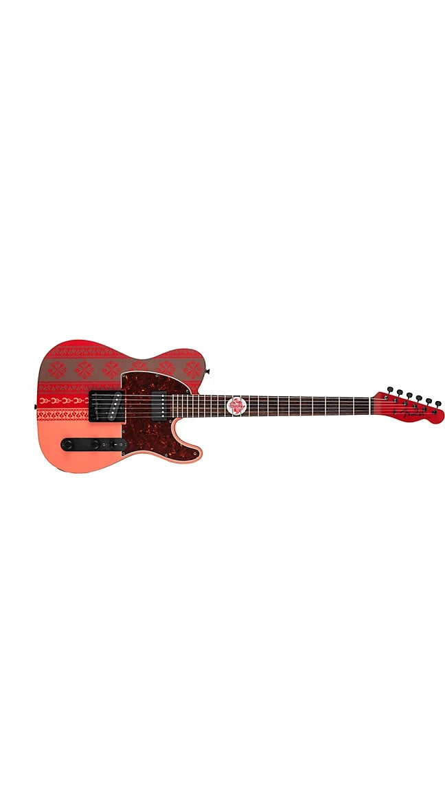 a...FENDER MONSTER HUNTER JAPAN Rathalos Telecaster Electric Guitar Rathalos Red w/MONSTER CASE NEW