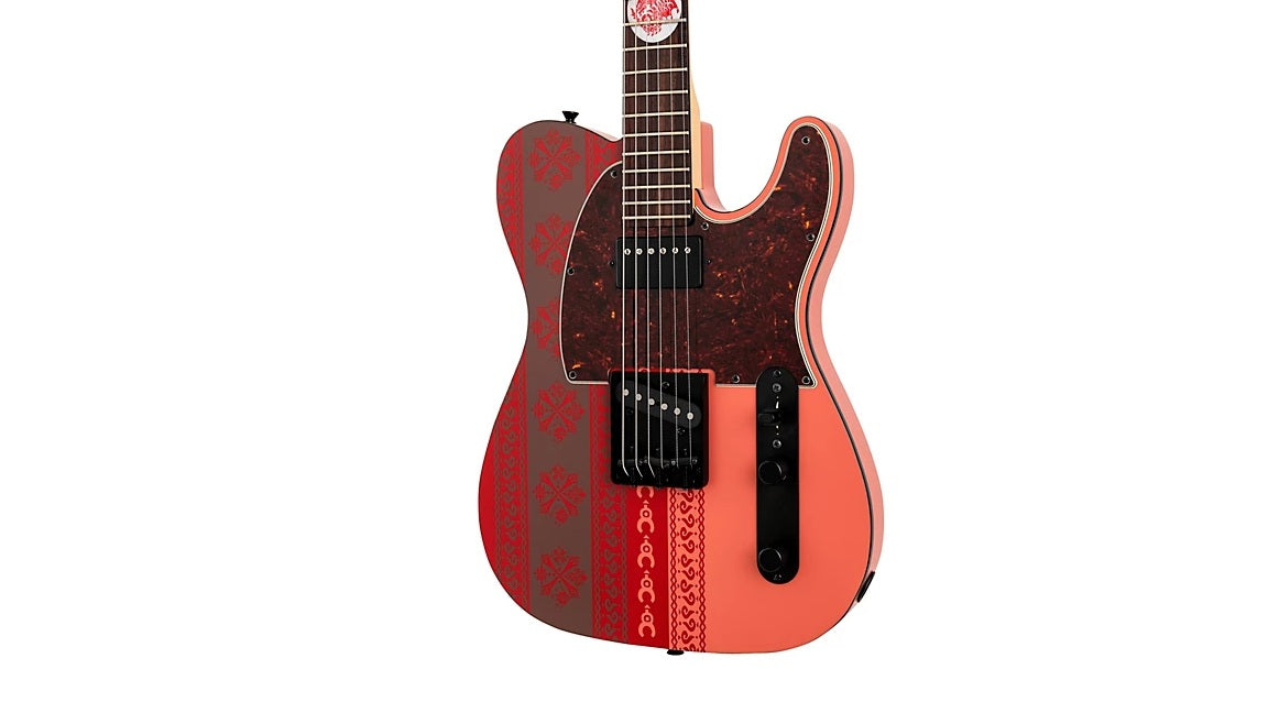 a...FENDER MONSTER HUNTER JAPAN Rathalos Telecaster Electric Guitar Rathalos Red w/MONSTER CASE NEW