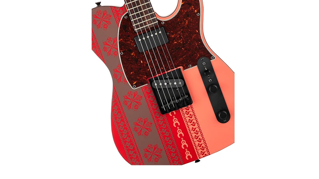 a...FENDER MONSTER HUNTER JAPAN Rathalos Telecaster Electric Guitar Rathalos Red w/MONSTER CASE NEW