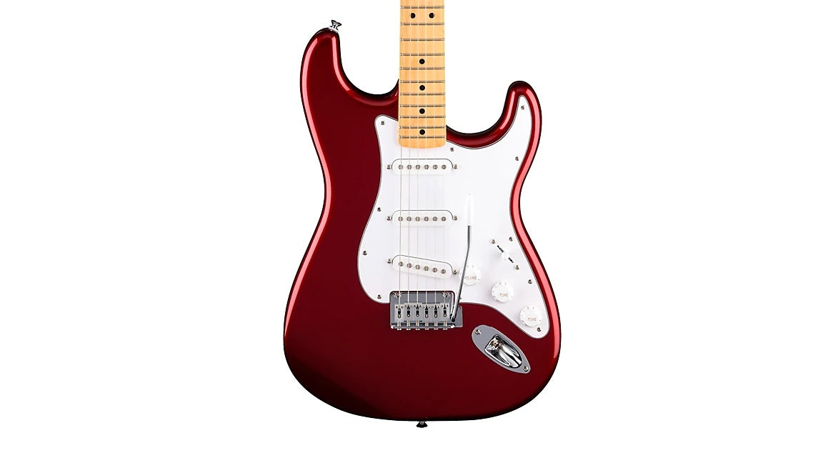 a...FENDER STANDARD STRATOCASTER Maple Fingerboard Electric Guitar Candy Cola w/FENDER BLACK PREMIUM GIG BAG NEW