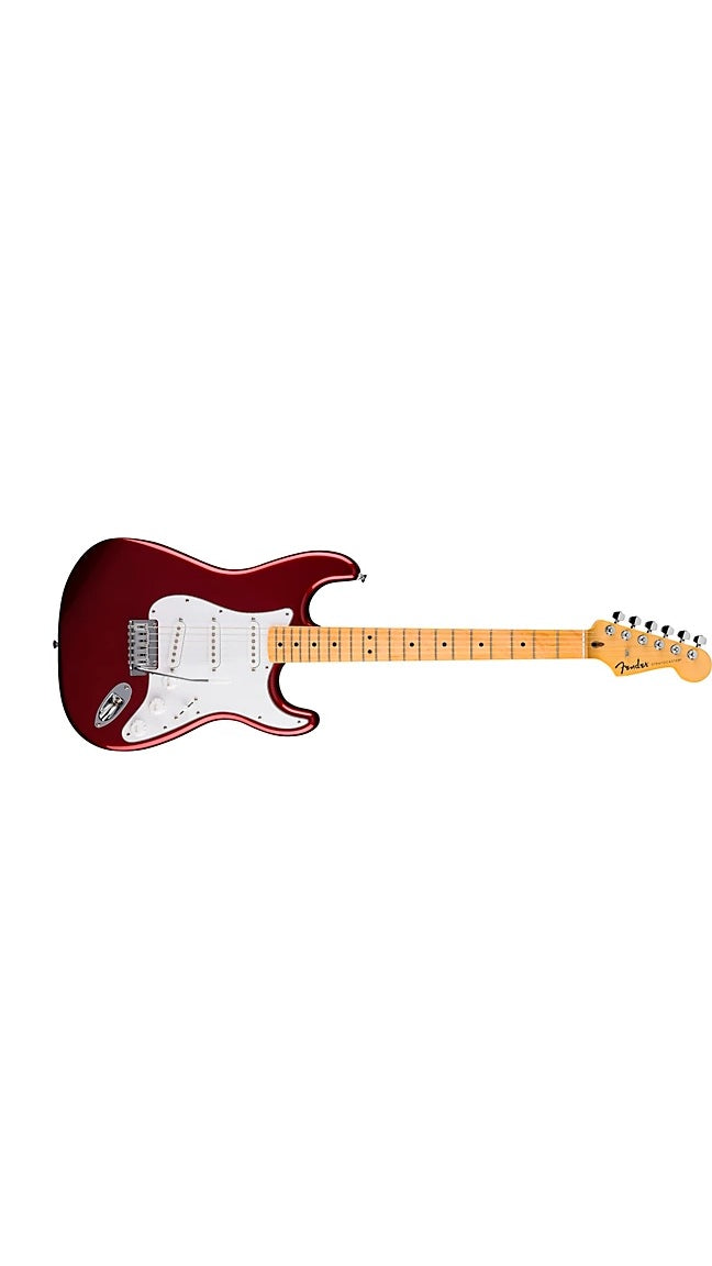 a...FENDER STANDARD STRATOCASTER Maple Fingerboard Electric Guitar Candy Cola w/FENDER BLACK PREMIUM GIG BAG NEW