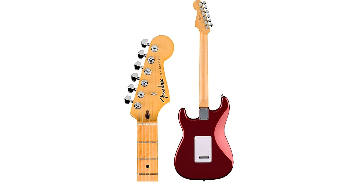 a...FENDER STANDARD STRATOCASTER Maple Fingerboard Electric Guitar Candy Cola w/FENDER BLACK PREMIUM GIG BAG NEW