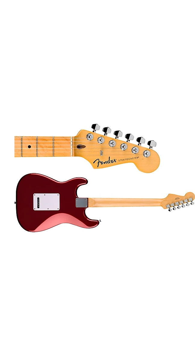 a...FENDER STANDARD STRATOCASTER Maple Fingerboard Electric Guitar Candy Cola w/FENDER BLACK PREMIUM GIG BAG NEW