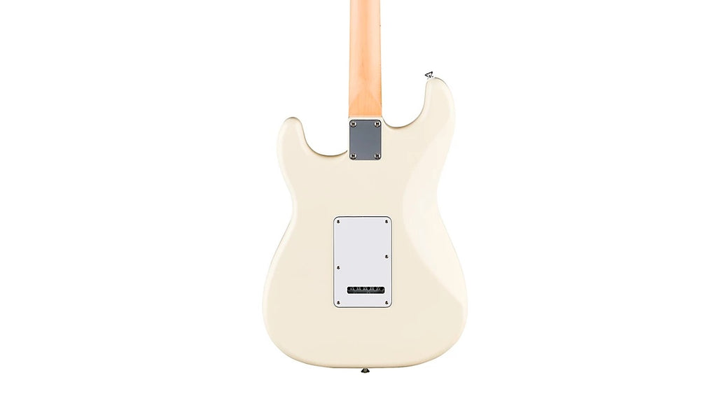 a...FENDER STANDARD STRATOCASTER Maple Fingerboard Electric Guitar Olympic White w/FENDER BLACK PREMIUM GIG BAG NEW