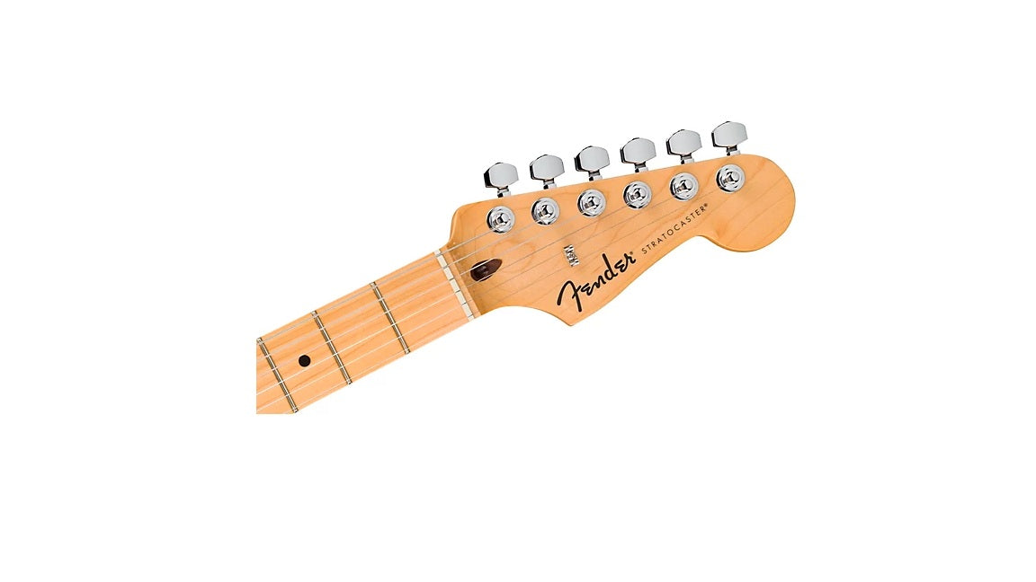 a...FENDER STANDARD STRATOCASTER Maple Fingerboard Electric Guitar Olympic White w/FENDER BLACK PREMIUM GIG BAG NEW