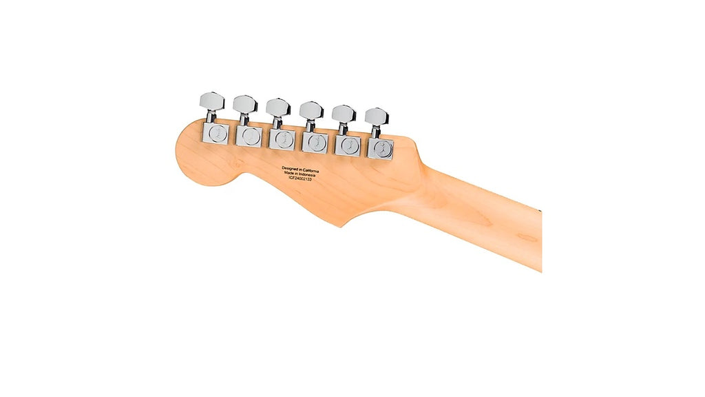 a...FENDER STANDARD STRATOCASTER Maple Fingerboard Electric Guitar Olympic White w/FENDER BLACK PREMIUM GIG BAG NEW