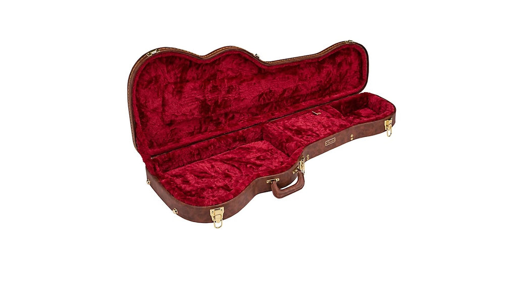 be...FENDER STRATOCASTER/TELECASTER Poodle Case Brown /RED NEW