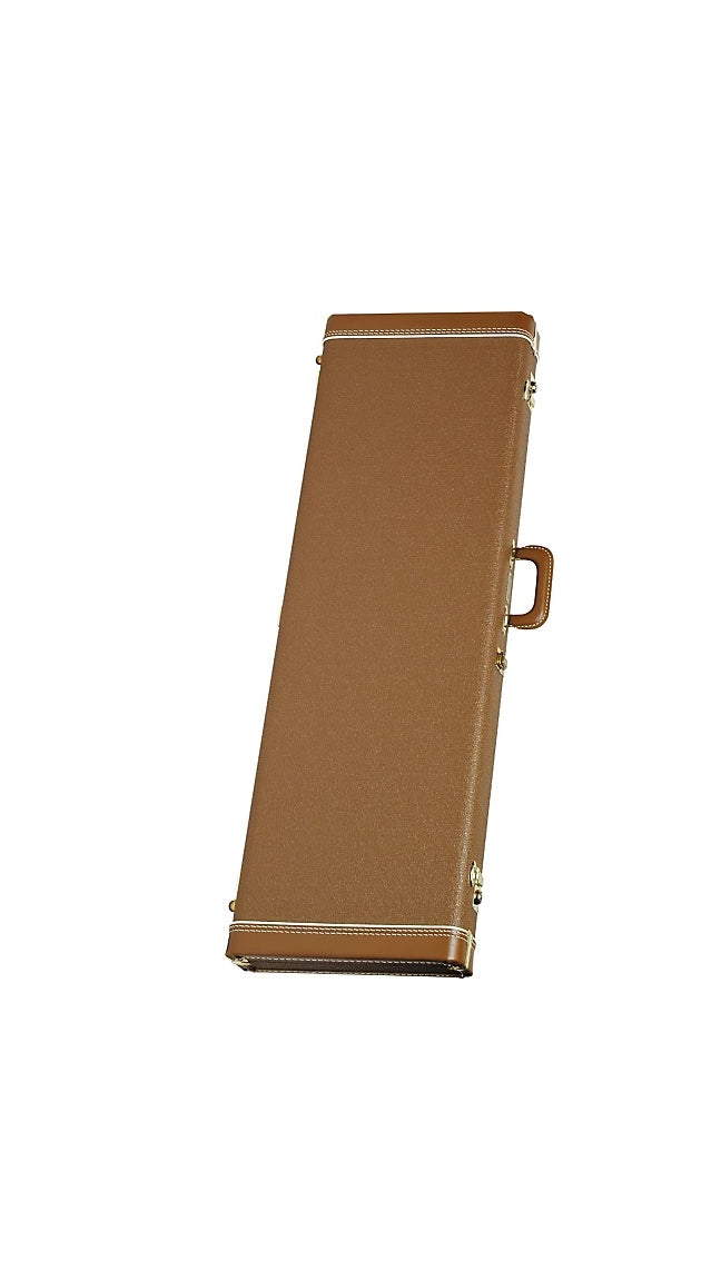 be...FENDER JAZZMASTER Hardshell Case Brown Gold Plush Interior GUITAR CASE NEW