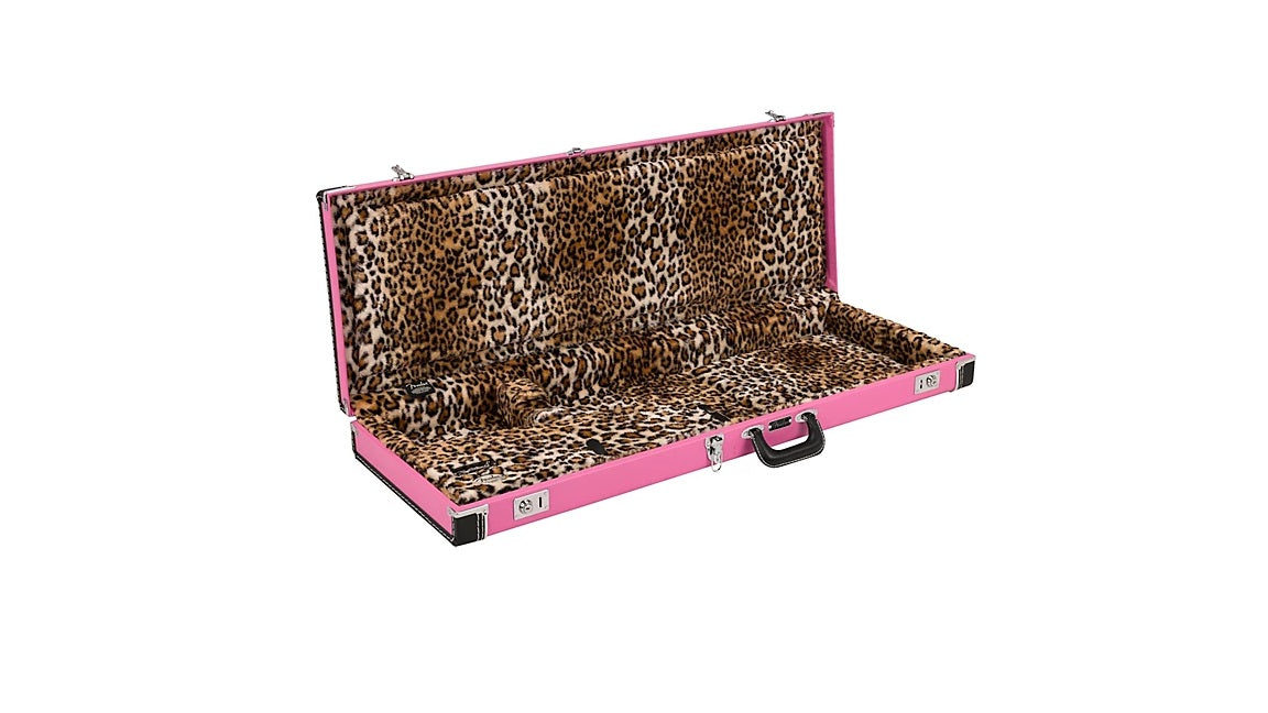 be...FENDER Joe Strummer Tele/Strat Electric Guitar Case Pink NEW