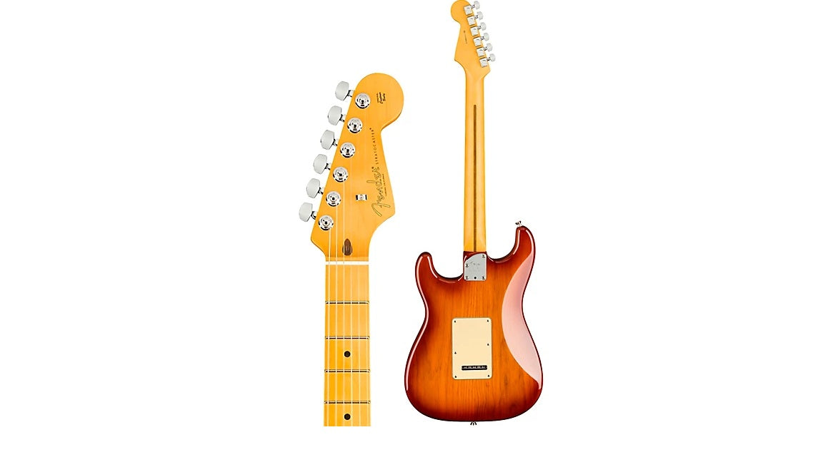 a...FENDER AMERICAN USA Professional II Roasted Pine Stratocaster Maple Fingerboard Electric Guitar Sienna Sunburst w/FENDER TWEED CASE NEW