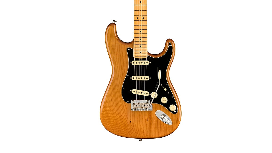 a...FENDER AMERICAN USA Professional II Roasted Pine Stratocaster Maple Fingerboard Electric Guitar Natural w/FENDER TWEED CASE NEW
