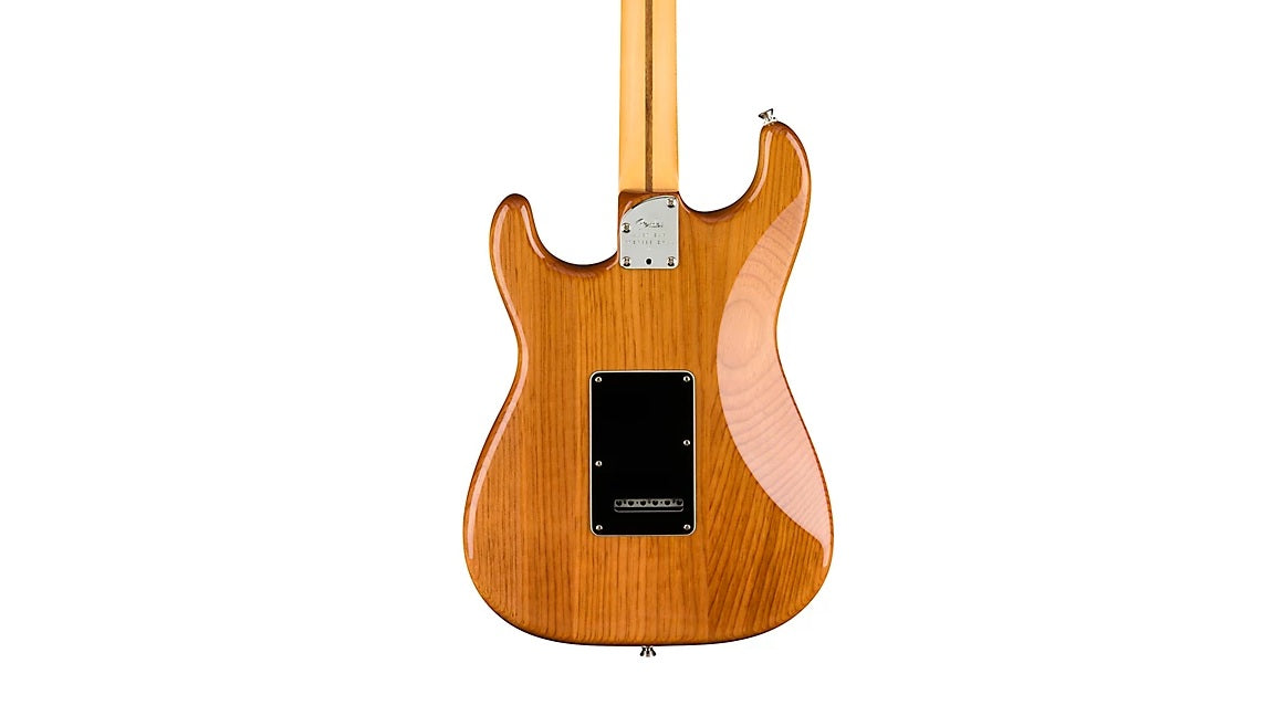 a...FENDER AMERICAN USA Professional II Roasted Pine Stratocaster Maple Fingerboard Electric Guitar Natural w/FENDER TWEED CASE NEW