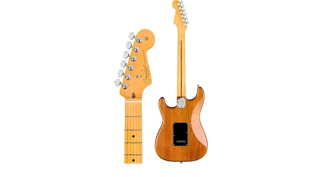 a...FENDER AMERICAN USA Professional II Roasted Pine Stratocaster Maple Fingerboard Electric Guitar Natural w/FENDER TWEED CASE NEW