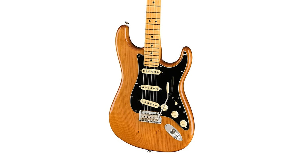 a...FENDER AMERICAN USA Professional II Roasted Pine Stratocaster Maple Fingerboard Electric Guitar Natural w/FENDER TWEED CASE NEW