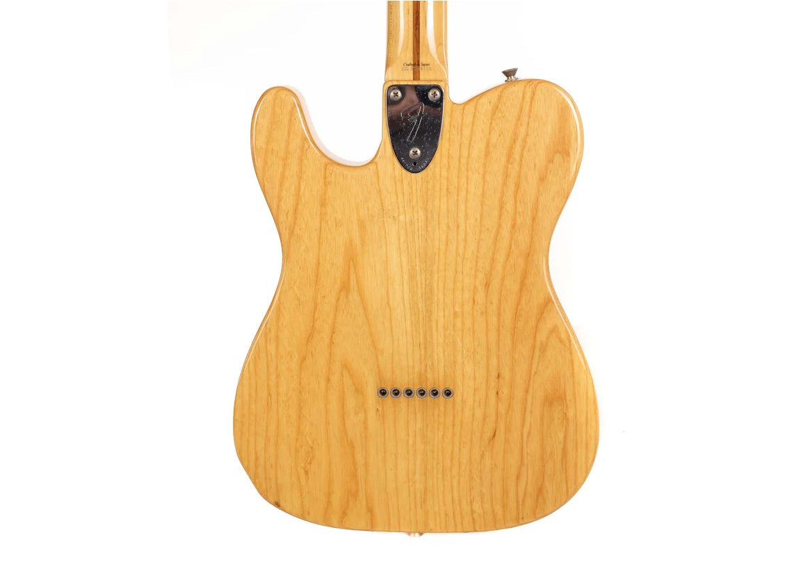 a...FENDER TELECASTER JAPAN Thinline Natural ASH 2003 GUITAR w/TWEED CASE PRE-OWNED