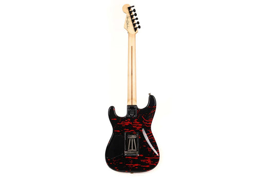 a...CHAEVEL USA Warren Demartini Signature Blood and Skull 2008 GUITAR w/BLACK CASE PRE-OWNED