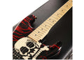 a...CHAEVEL USA Warren Demartini Signature Blood and Skull 2008 GUITAR w/BLACK CASE PRE-OWNED
