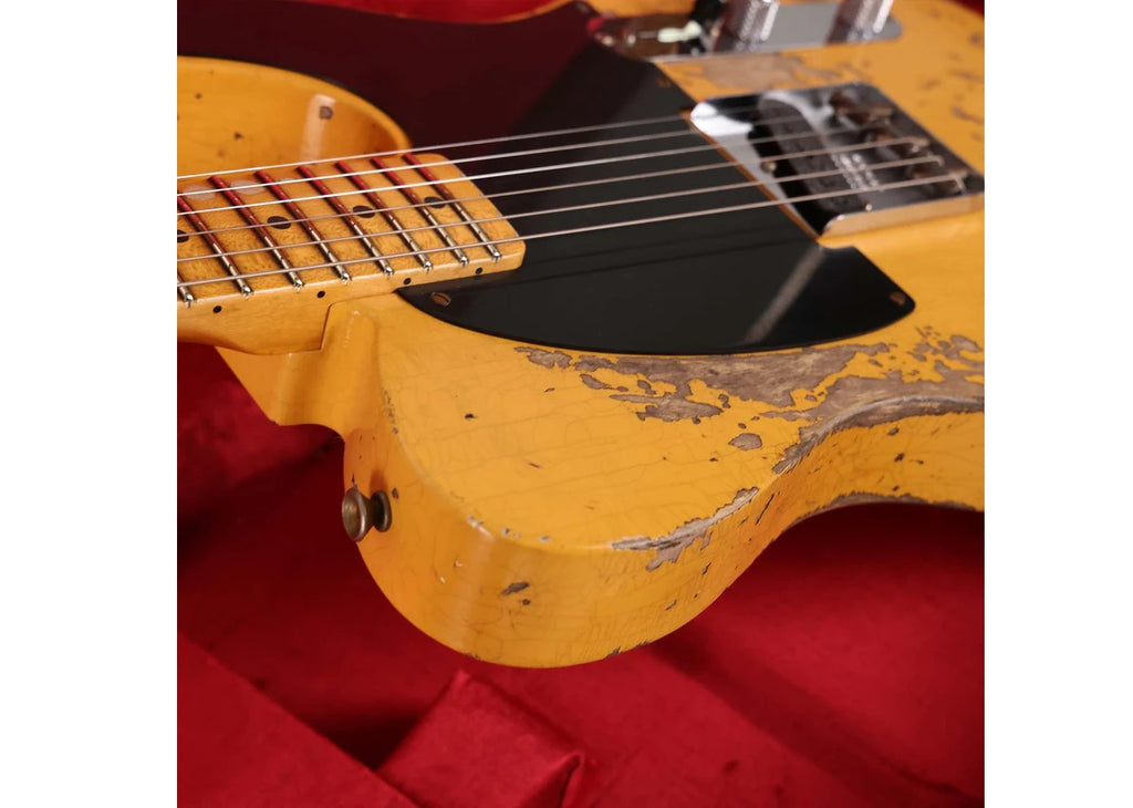 a...FENDER USA 1950 Pine Esquire GUITAR Super Heavy Relic Aged Nocaster Blonde 2020 PRE-OWNED
