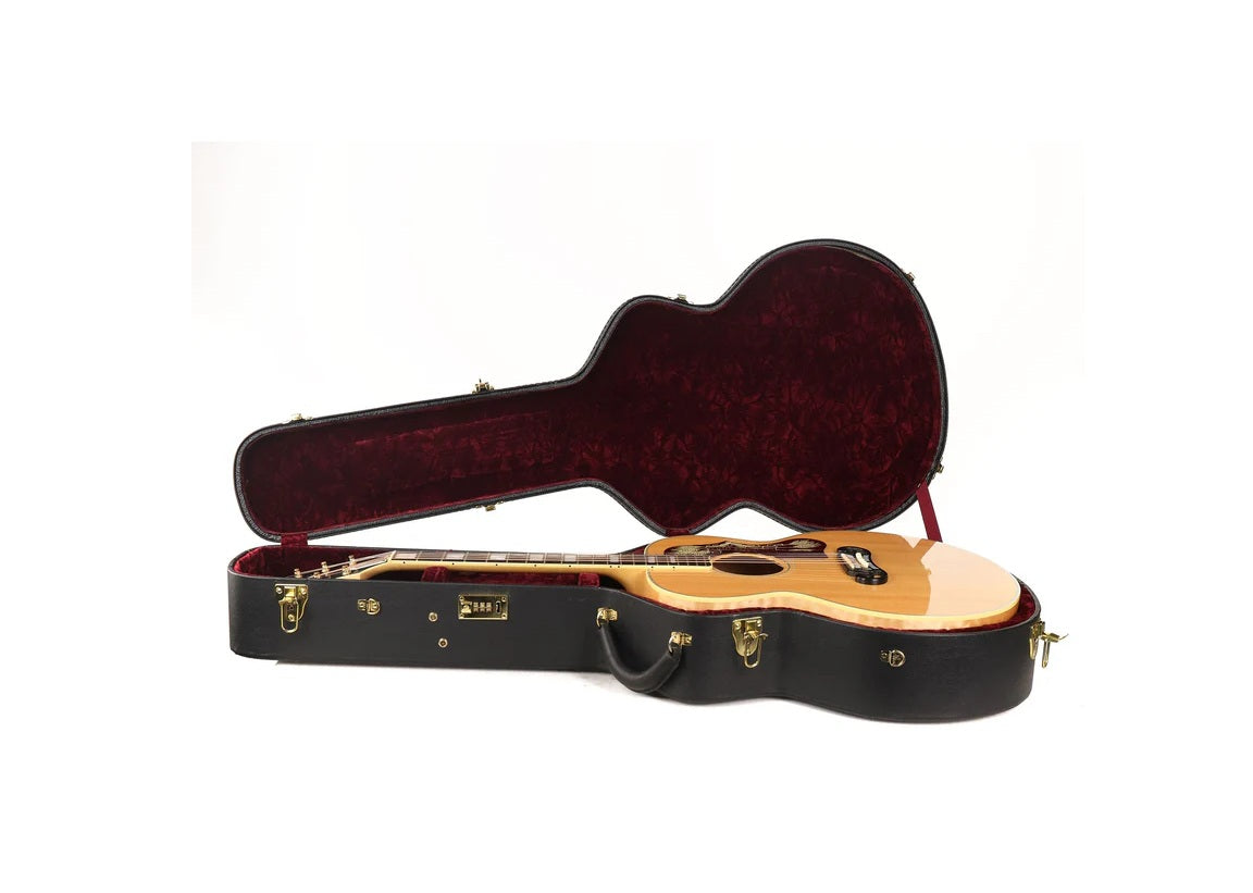 a...GIBSON USA S-200 JUMBO Montana Gold Acoustic-Electric GUITAR 2009 PRE-OWNED