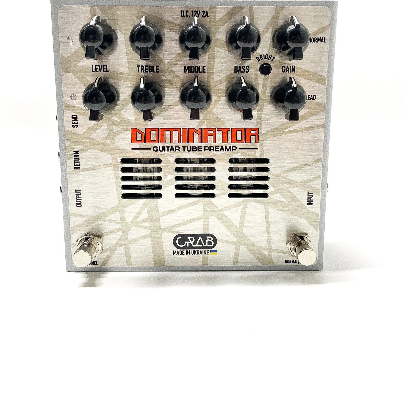 b...DOMINATOR GUITAR TUBE PREAMP EFFECTS PEDAL NEW