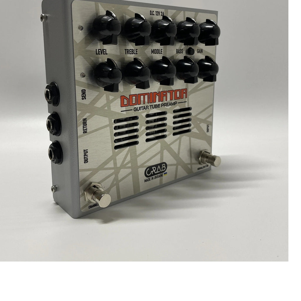 b...DOMINATOR GUITAR TUBE PREAMP EFFECTS PEDAL NEW