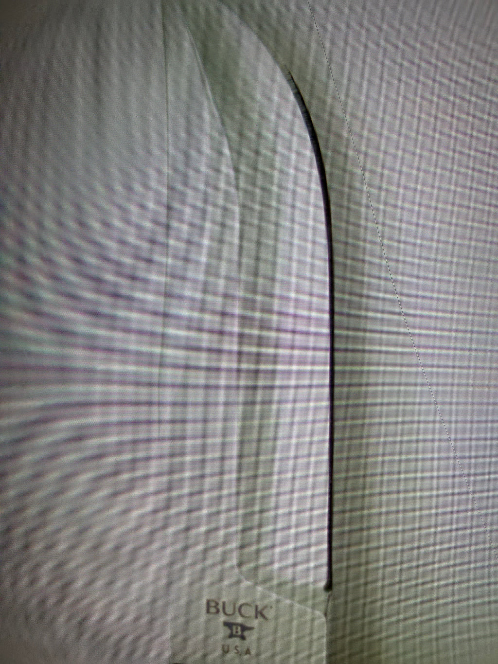 BUCK USA Knives 212 5.5"  ALL PURPOSE FIGHTER KNIFE COBALT BLUE-WHITE MICARTA HANDLE HIGH CARBON STEEL Fixed Blade Knife with Sheath NEW