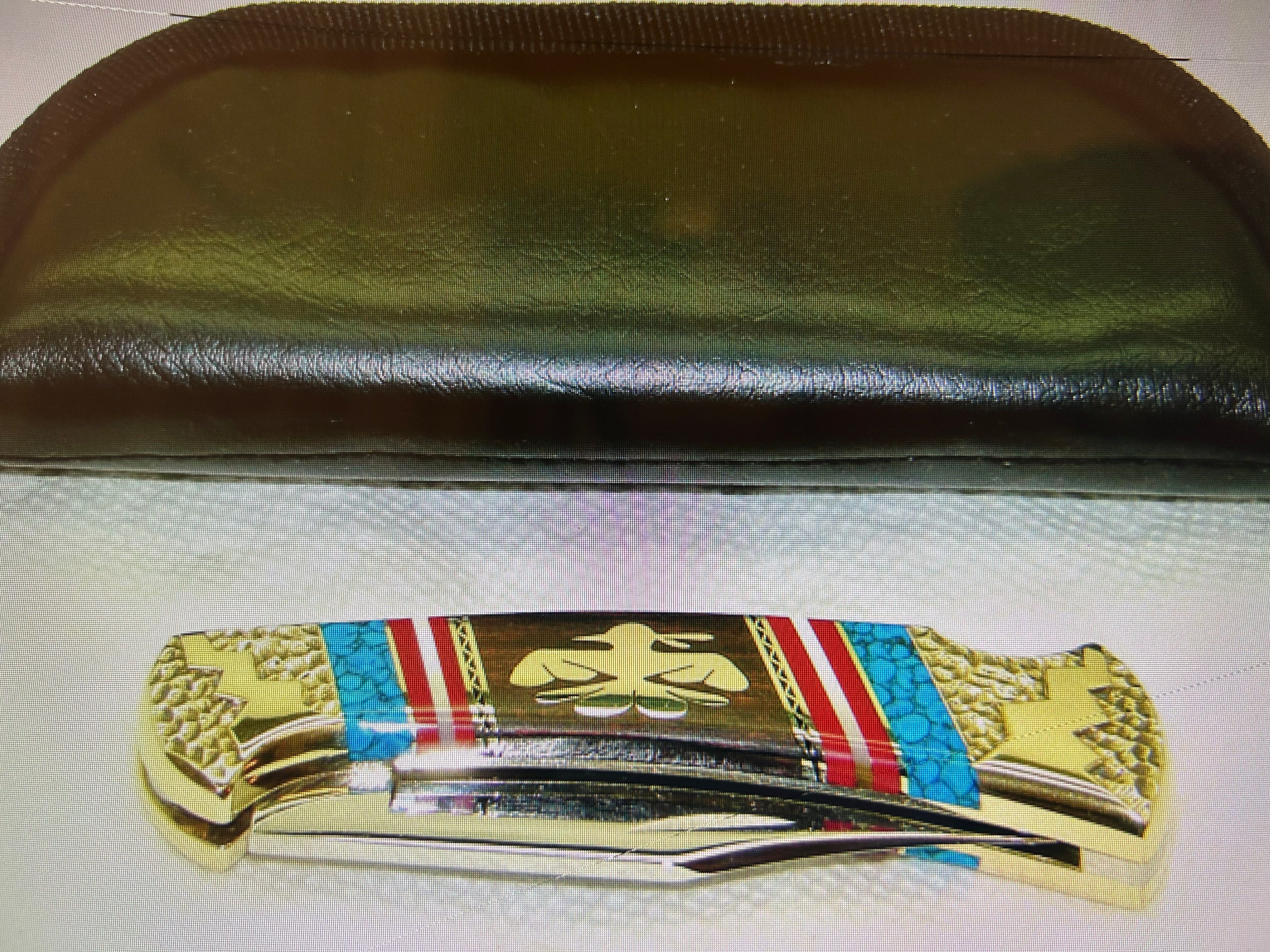 BUCK USA CUSTOM LTD 1995 DAVID YELLOWHORSE THUNDERBIRD 112 LOCKBACK POCKET KNIFE NEW