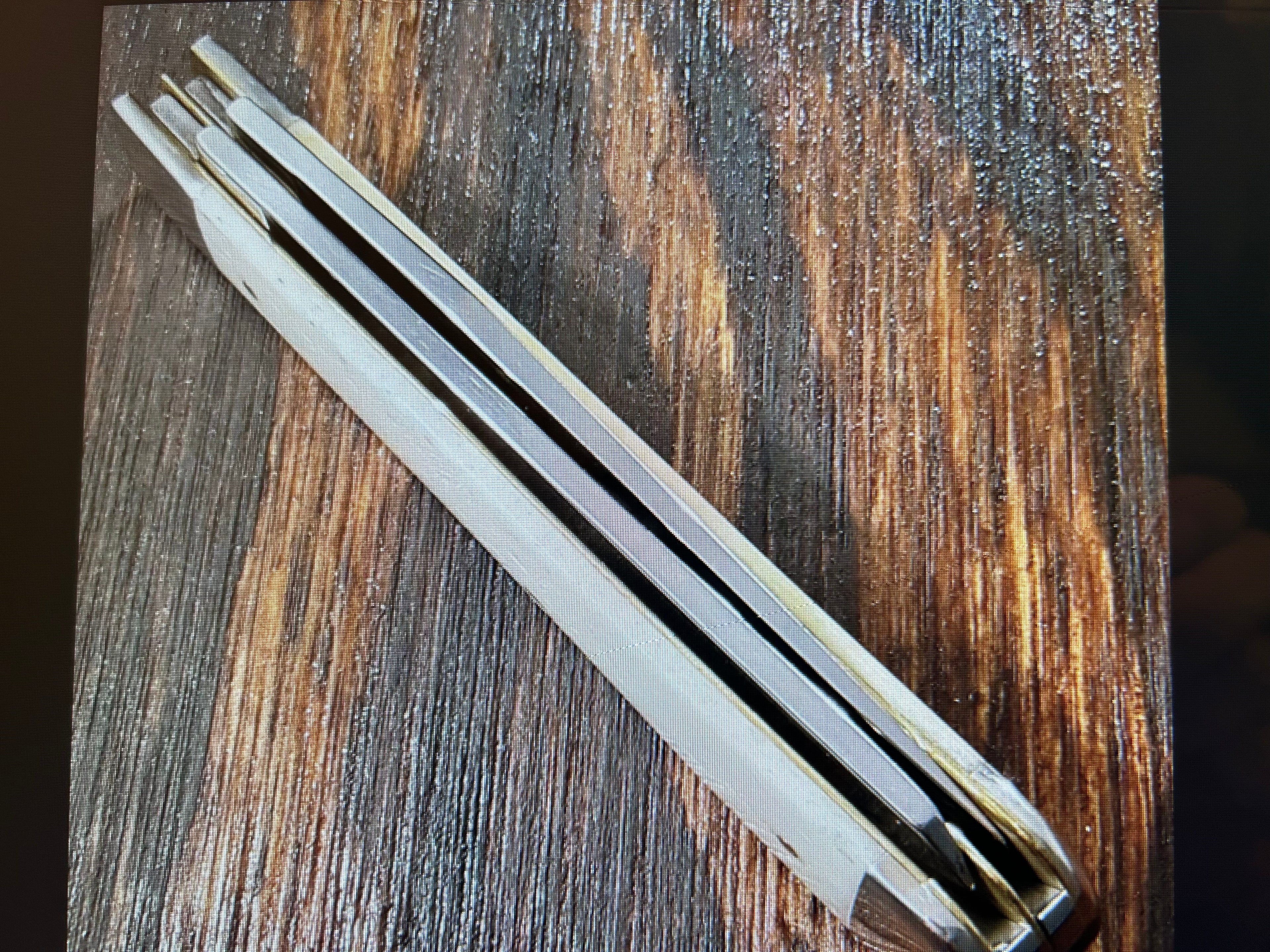 a...Case XX USA COLT SPORTS Vintage 1991 Super Boone Stag Brown Yellow Handle Limited Edition Pocket Knife w/Sheath Pre-OWNED