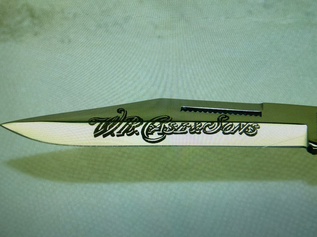 a...Case XX USA WR Case & Sons Vintage 1991 Super Boone Stag Brown Yellow Handle Limited Edition Pocket Knife w/Sheath Pre-OWNED
