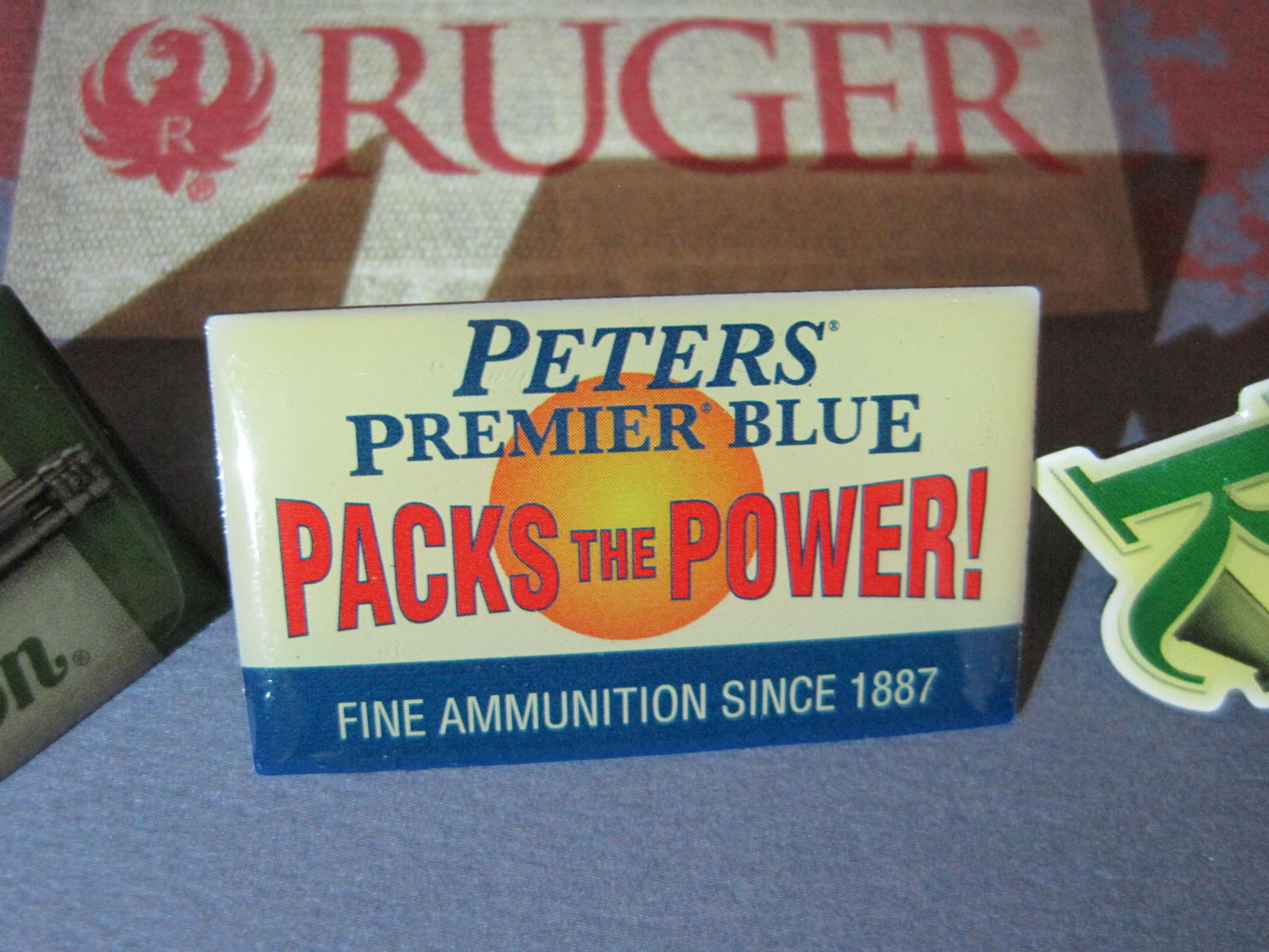 SPORTS COLLECTABLE RUGER CATALOG AND LAPAL PINS INTRICATELY DETAILED NEW