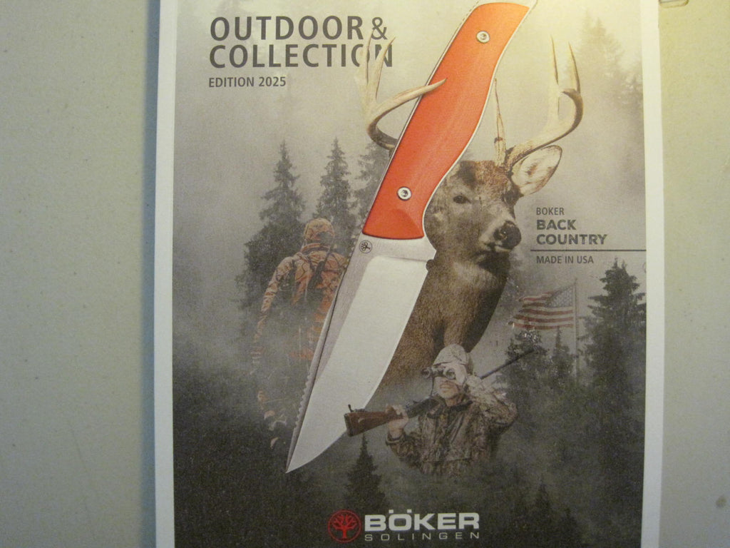 BOKER SOLINGEN GERMANY 2025 SPORTS COLLECTABLE KNIVES Catalog Technical Info - NEW