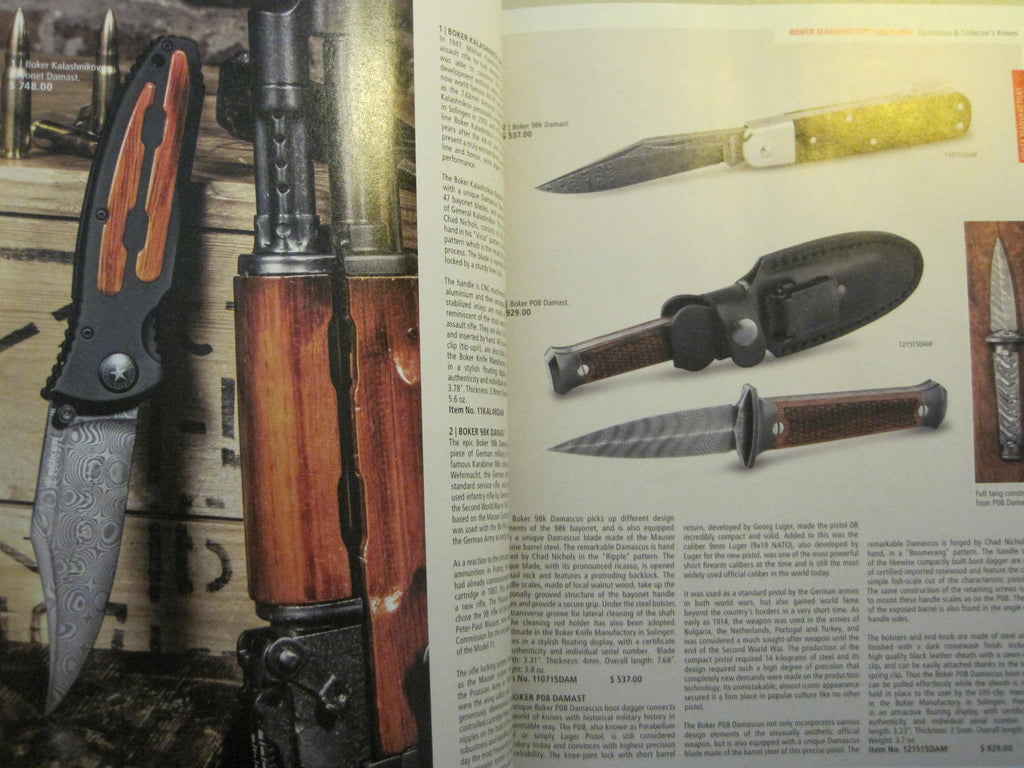 BOKER SOLINGEN GERMANY 2025 SPORTS COLLECTABLE KNIVES Catalog Technical Info - NEW