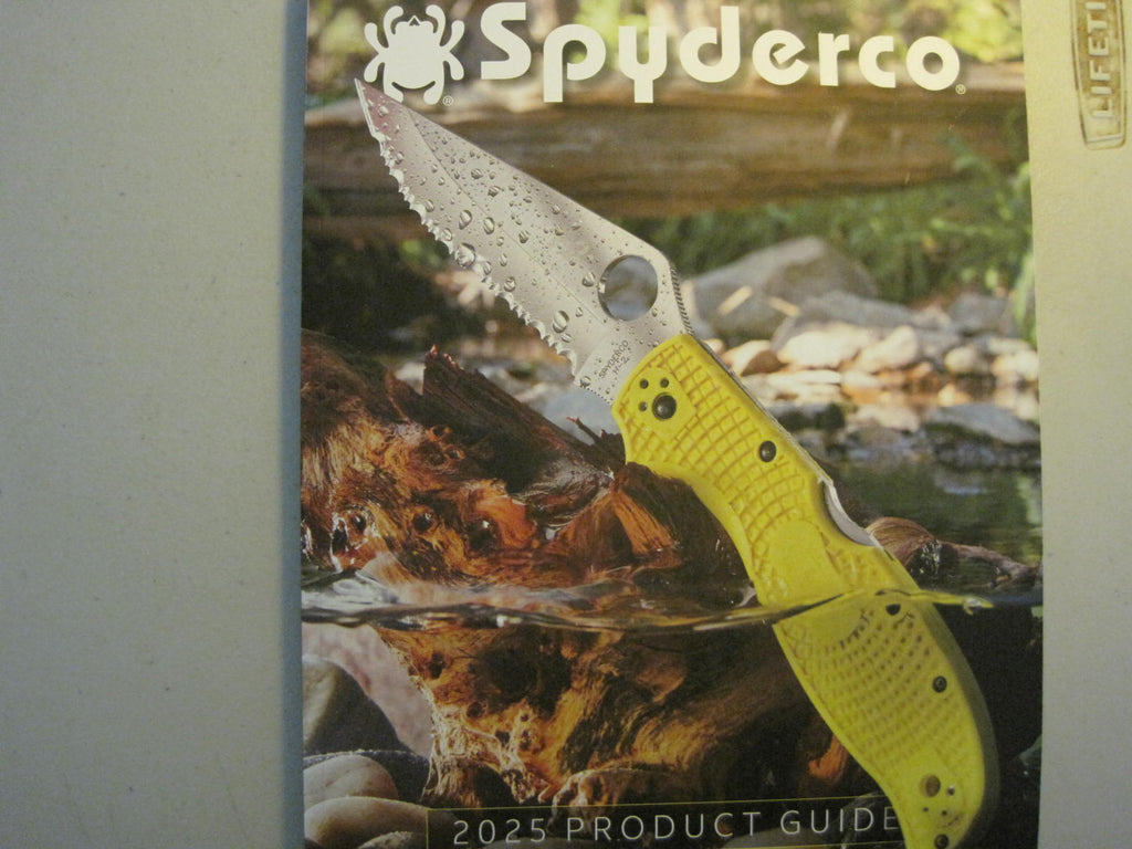 SPYDERCO USA 2025 SPORTS COLLECTABLE KNIVES Catalog Technical Info - NEW