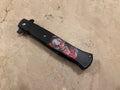SS... ELITE LITTLE JOKER SPRING ASSIST BLACK STAINLESS STEEL KNIFE NEW