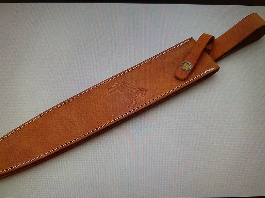 COLT USA KNIVES MODEL FIGHTER 13" BLADE BOWIE ALL PURPOSE FIGHTER KNIFE HIGH CARBON STEEL W/SHEATH PRE-OWNED