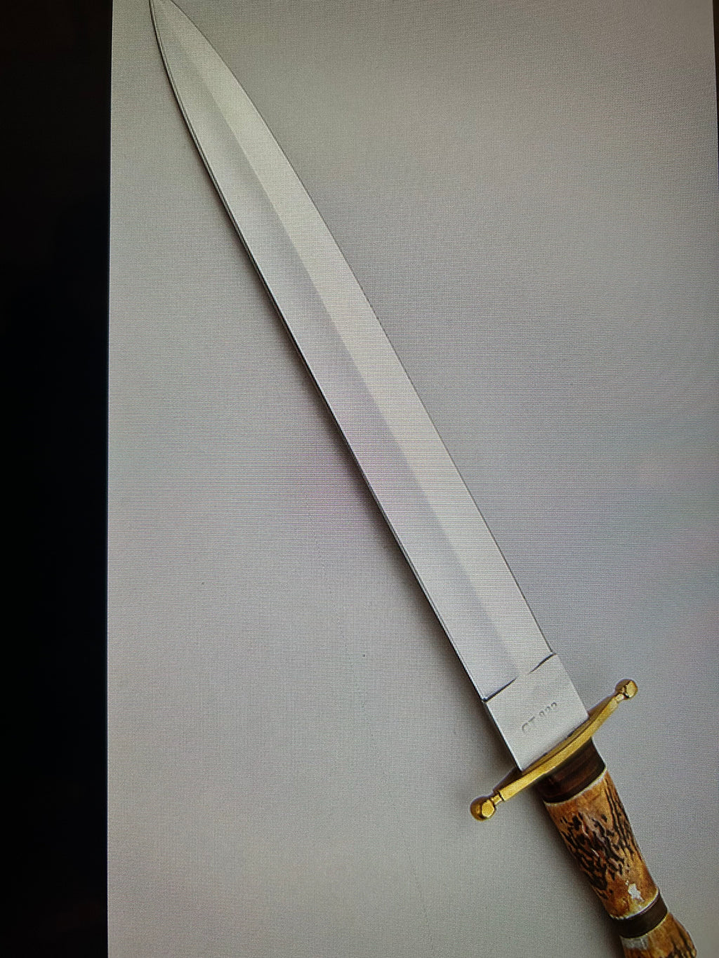 COLT USA KNIVES MODEL FIGHTER 13" BLADE BOWIE ALL PURPOSE FIGHTER KNIFE HIGH CARBON STEEL W/SHEATH PRE-OWNED